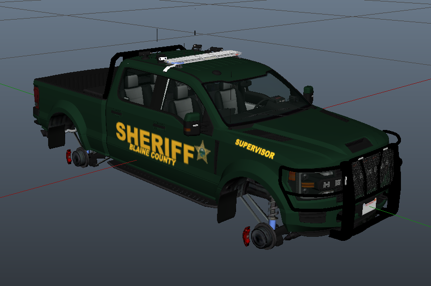 BCSO Livery V1 W/ Supervisor for Trooper Corentin's 2024 Sheriff Lore Legacy Pack: Sandmaster