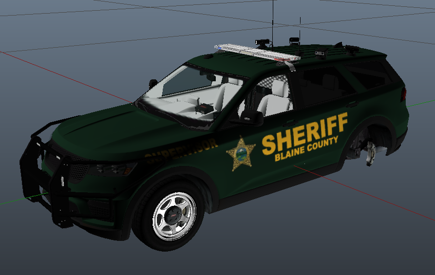 BCSO Livery V1 W/ Supervisor for Trooper Corentin's 2024 Sheriff Lore Legacy Pack: 2020 Scout