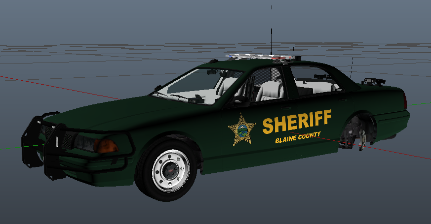 BCSO Livery V1 W/ Supervisor for Trooper Corentin's 2024 Sheriff Lore Legacy Pack: 2011 Stanier