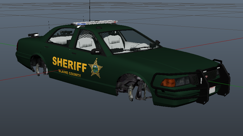 BCSO Livery V1 W/ Supervisor for Trooper Corentin's 2024 Sheriff Lore Legacy Pack: 2011 Stanier
