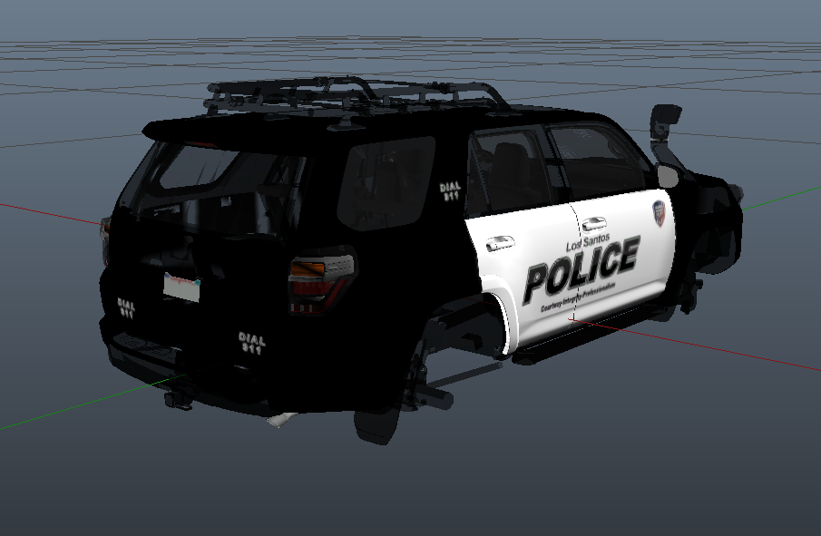 LSPD Livery V2 for AM | Colby 2019 Toyota 4 Runner TRD Pro GL